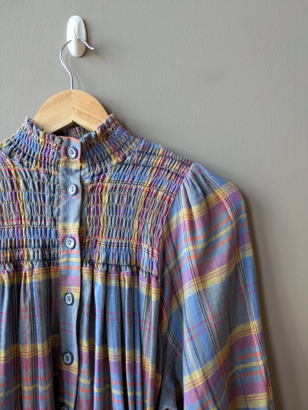 Phoebe blue check (Small)