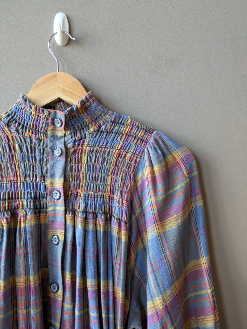 Phoebe blue check (Small)