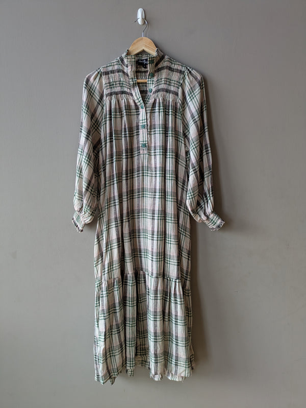 Phoebe dress check (Small)