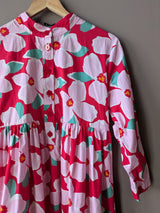 Rowan Dress Red Floral (Small)