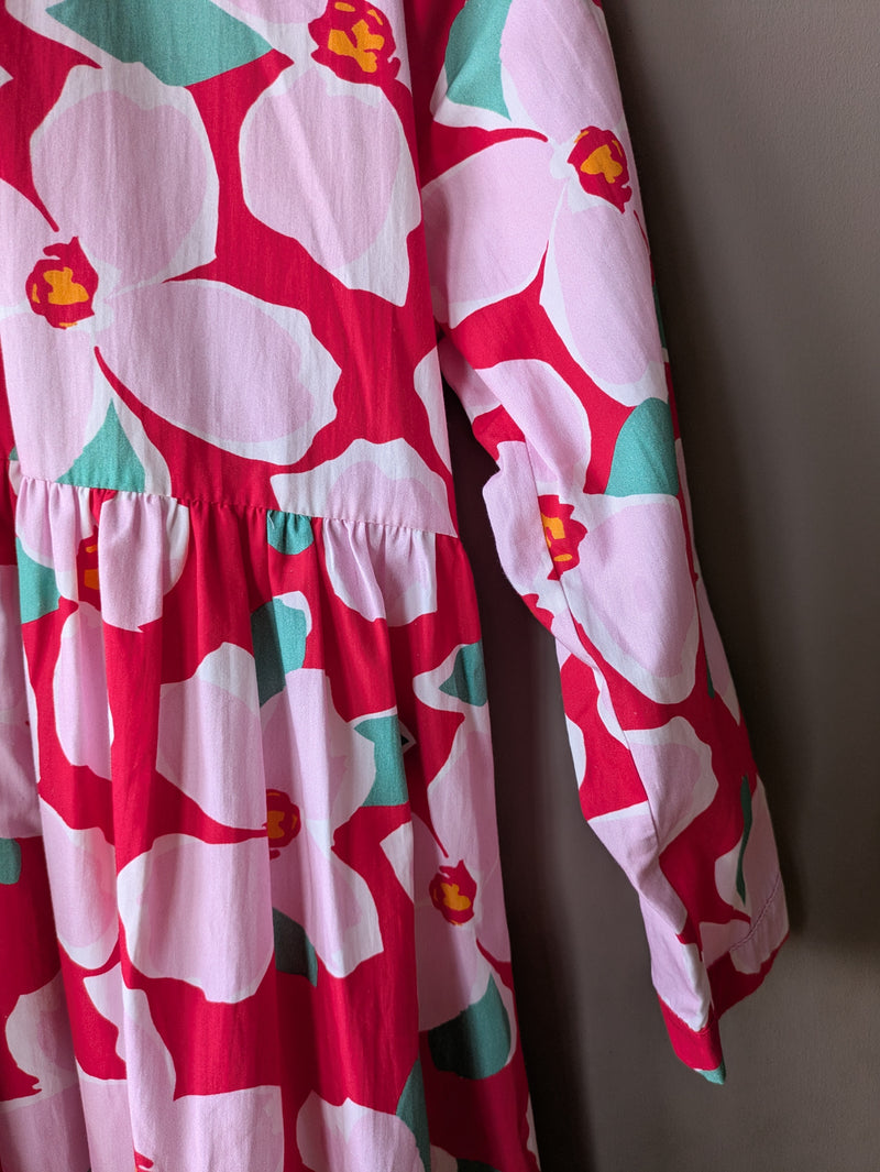 Rowan Dress Red Floral (Small)