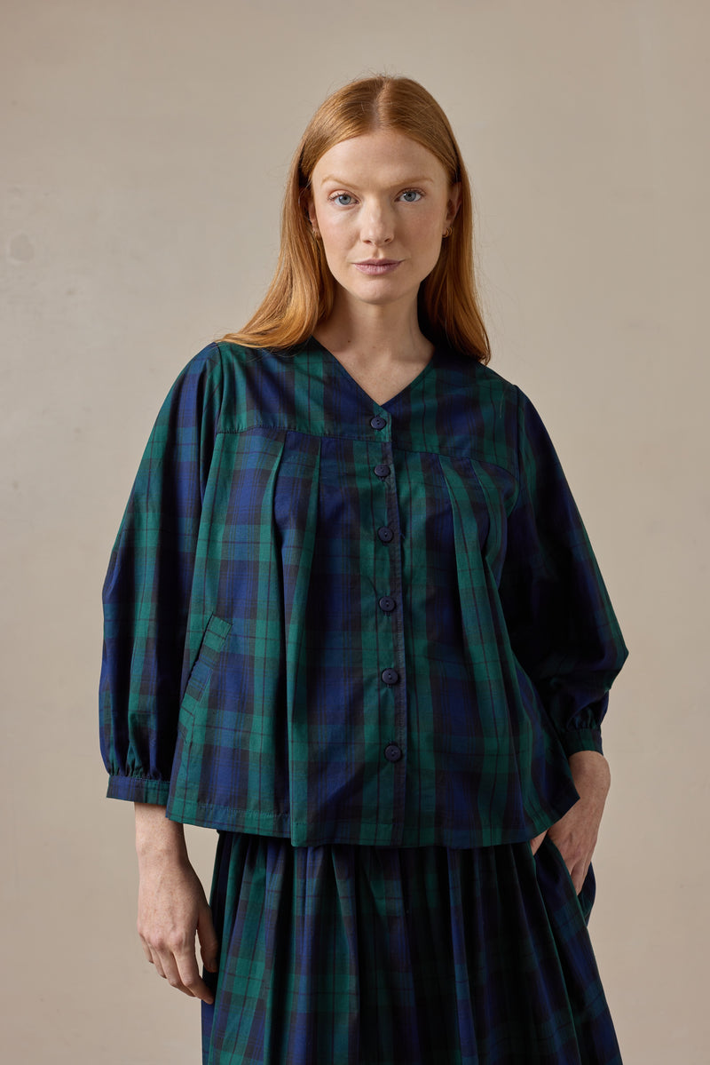 Tilda Tartan Top