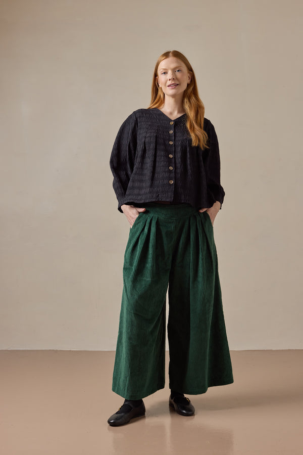 Clem Culottes Bottle Green