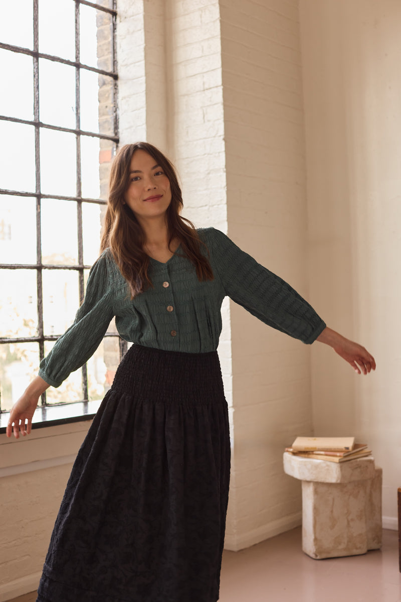 Tilda Top Sage Green