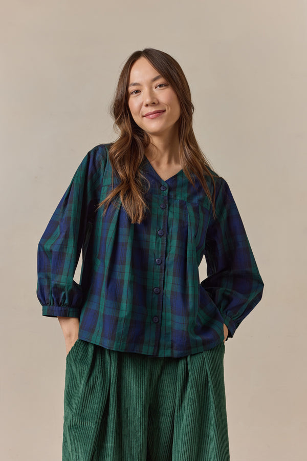 Tilda Tartan Top