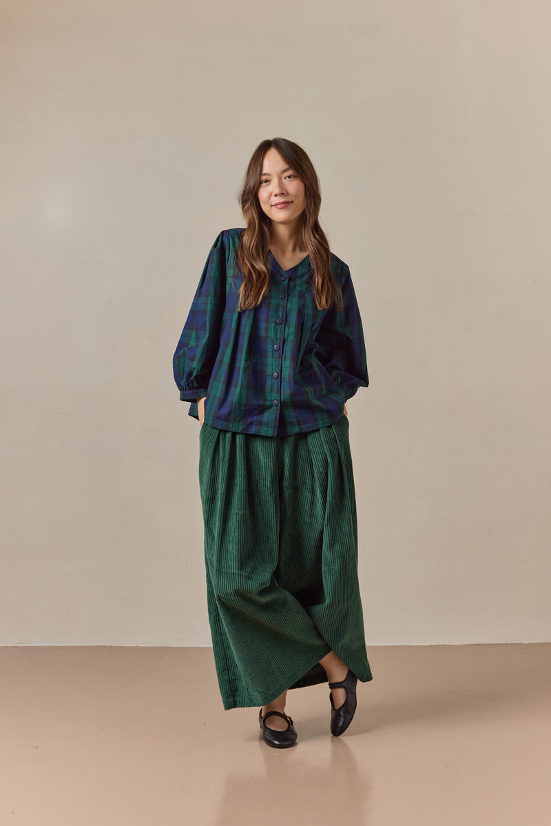 Tilda Tartan Top
