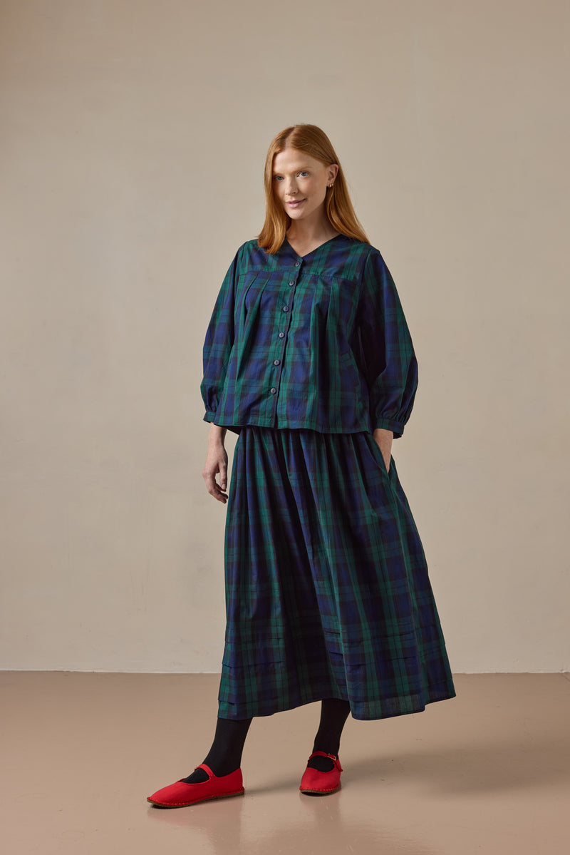 Tilda Tartan Top