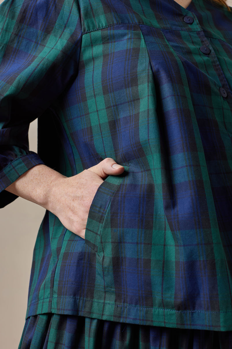 Tilda Tartan Top