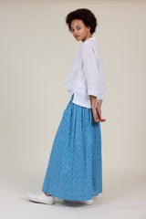 Wren Skirt Blue Floral