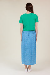 Wren Skirt Blue Floral
