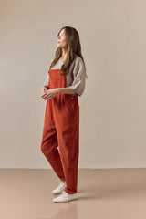 Doris Dungarees Rust