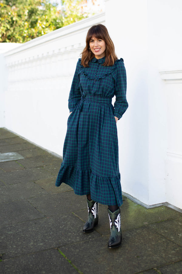 Cora Dress in Tartan