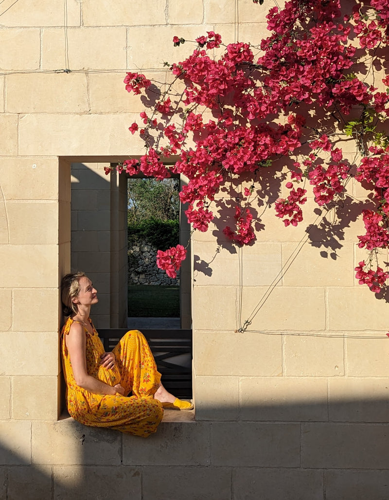 Molly jumpsuit in Sunshine Yellow (Large)