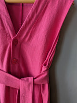 Juniper Jumpsuit Bright Pink (Small)