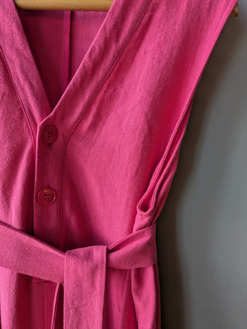 Juniper Jumpsuit Bright Pink (Small)