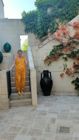 Molly jumpsuit in Sunshine Yellow (Large)