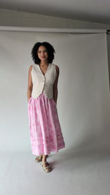 Finch Skirt Pink Floral
