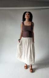 Finch Skirt Ecru