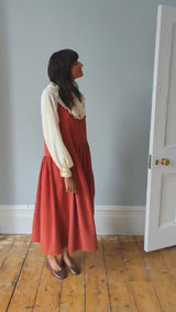 Edith Rust Pinafore (Petite and Large)
