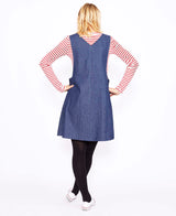Denim Overall Dress (Medium)