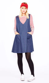 Denim Overall Dress (Medium)