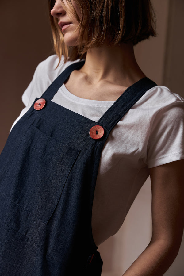 Alice Palazzo in Navy Chambray