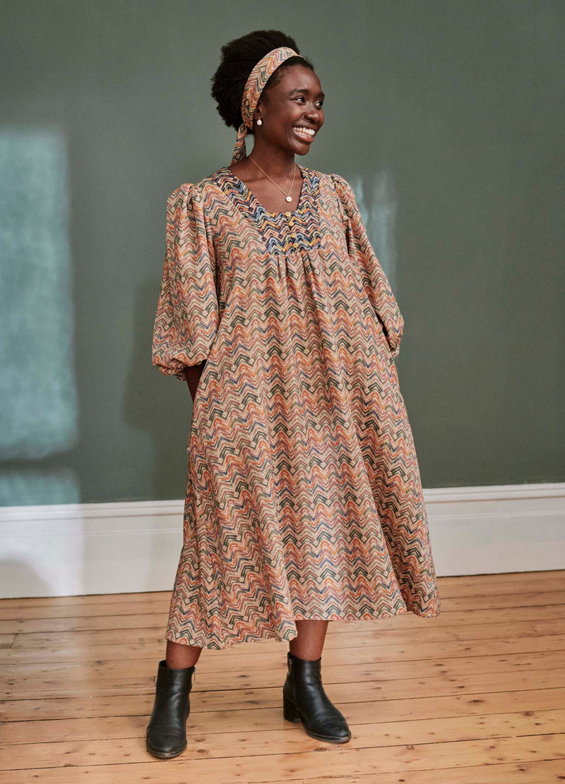 Anna Dress in Zig Zag (small)