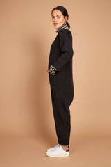 Betty Boilersuit in Black Tencel Twill