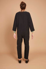 Betty Boilersuit in Black Tencel Twill
