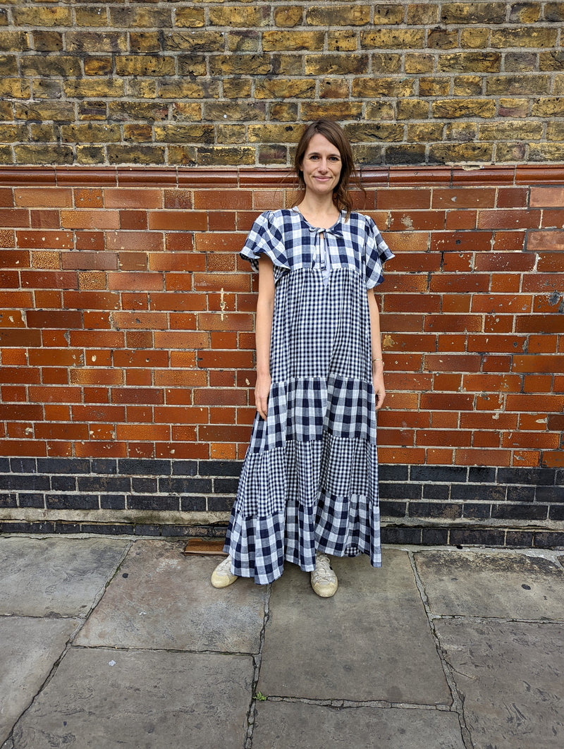 Check maxi dress (Small Only)