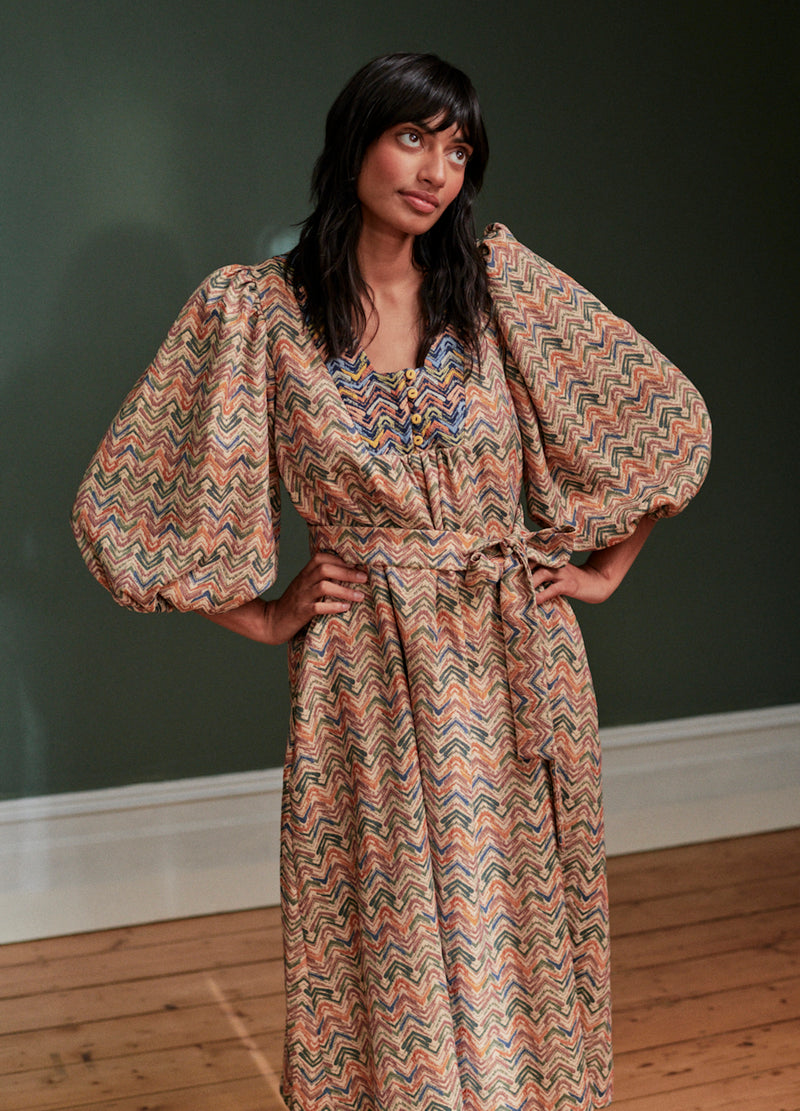 Anna Dress in Zig Zag (small)