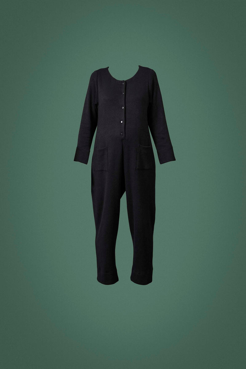 Dash Jumpsuit in Black (Large)