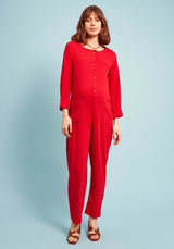 Dash Jumpsuit in Red