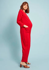 Dash Jumpsuit in Red