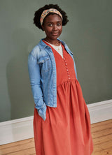 Edith Rust Pinafore (Petite and Large)