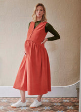 Edith Rust Pinafore (Petite and Large)