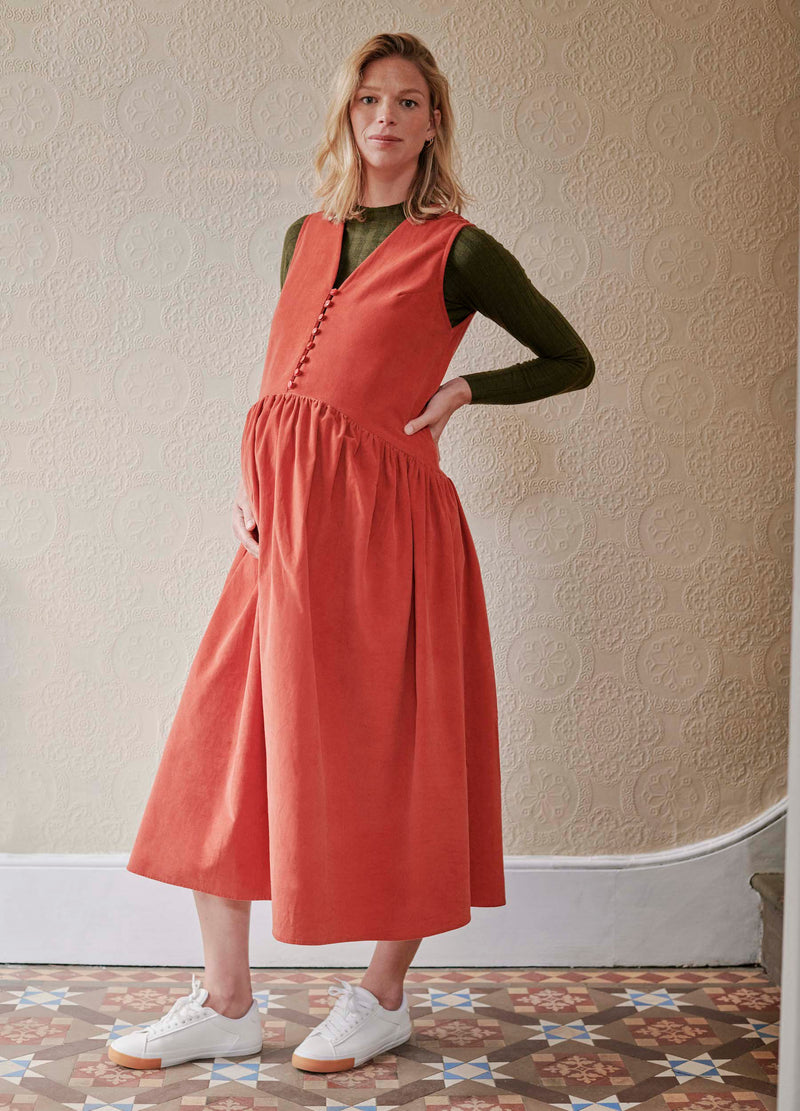 Edith Rust Pinafore (Petite and Large)