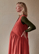 Edith Rust Pinafore (Petite and Large)