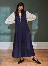 Juniper Jumpsuit in Indigo Blue (Large)
