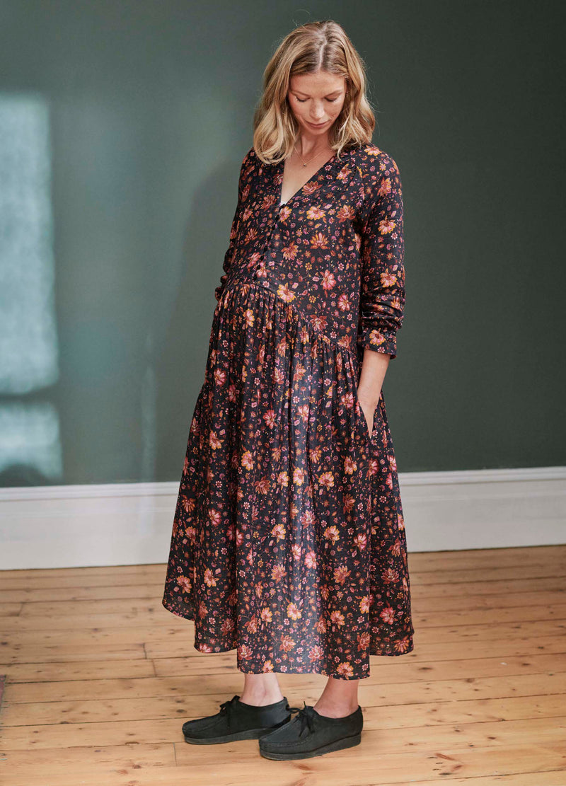 Pearl Dress in Floral print (Petite only)