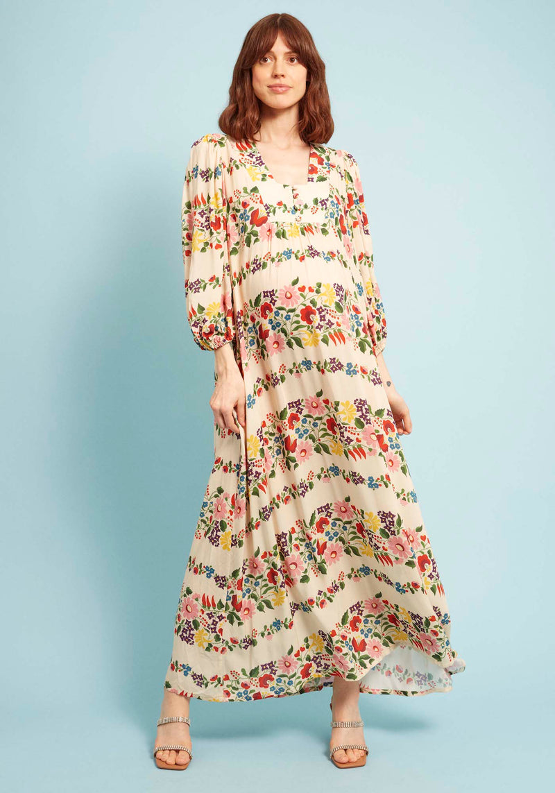 Polly dress in Floral Cream (SOLD OUT)
