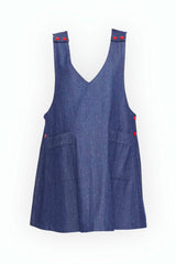 Denim Overall Dress (Medium)