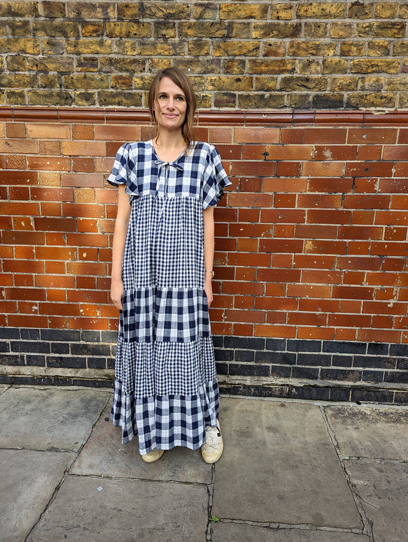 Check maxi dress (Small Only)